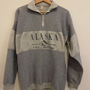 Alaska quarter-zip sweater